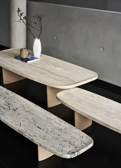 ClassiConMatéria Side/Coffee/Long Table by Christian Haas