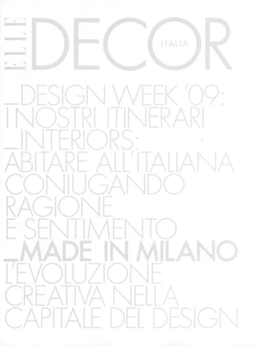 Elle Decor, maggio 2009